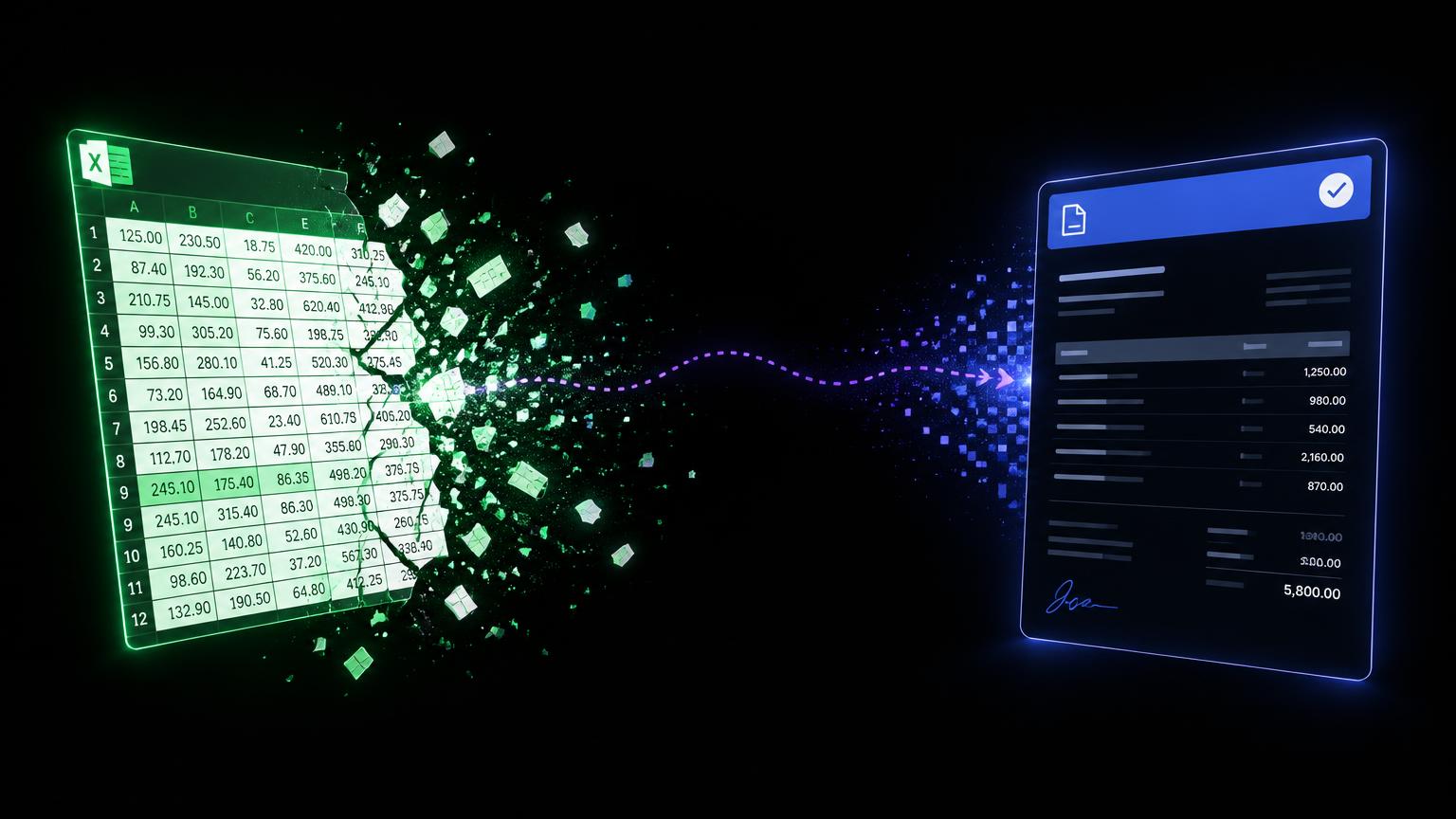 Listino Excel importato in Quoto e trasformato in preventivo PDF automatico